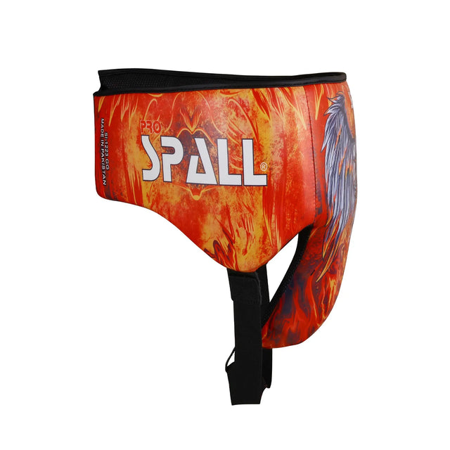 Groin Guard Artificial Leather Construction Curved Cups Mesh Lined Elasticated Waist For Boxing MMA Training Thai Kickboxing Protection By Spall(SI-1223) | Ideal for All Surfaces, Kids & Adults