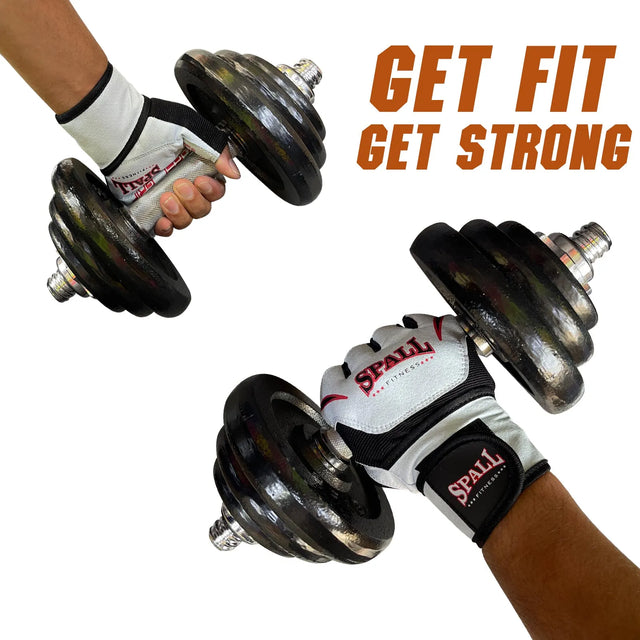 Weight Lifting Leather Gloves Shor Strap Power Lifting Gloves Strong Grip Palm Exercise Fitness Strengthen Gloves Home Gym(8723) | Ideal for All Surfaces, Kids & Adults | Match-Ready