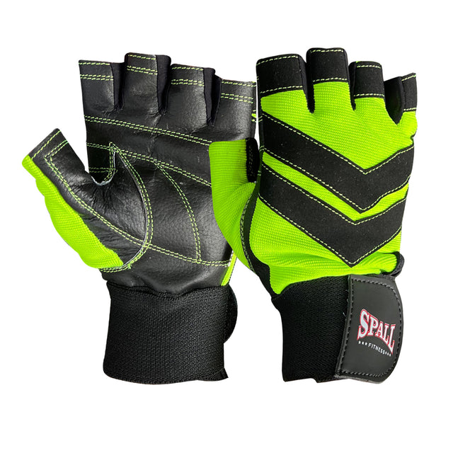 Weight Lifting Leather Gloves Short Strap Power Lifting Gloves Strong Grip Palm Exercise Fitness Strengthen Gloves Home Gym(8726) | Ideal for All Surfaces, Kids & Adults | Match-Ready