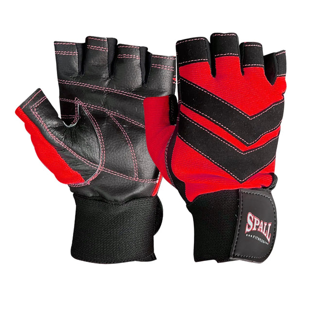 Weight Lifting Leather Gloves Short Strap Power Lifting Gloves Strong Grip Palm Exercise Fitness Strengthen Gloves Home Gym(8726) | Ideal for All Surfaces, Kids & Adults | Match-Ready