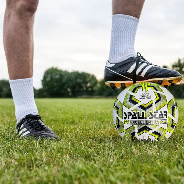 Football Soccer Ball For Matches World Cup Best Indoor/Outdoor Water Proof Ball For Professional Training And Matches Men And Women Youth And Adult(HF-2002) | Ideal for All Surfaces, Kids & Adults