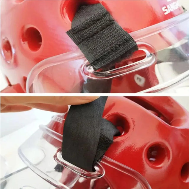 Boxing Headgear with Protection Frame for Adults Kids, Safety Head Guard,Brace Head Protection,PU Leather Boxing Helmet for Traning Kickboxing MMA Muay Thai Sparring Martial Arts Karate Taekwondo