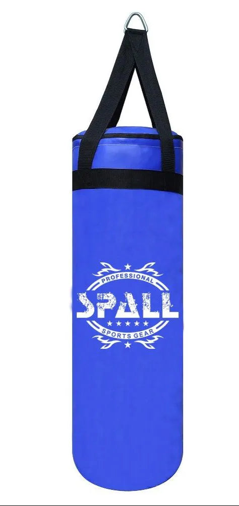 Black & Blue Punching Bag ? 60cm to 120cm for Kids & Adults Boxing Training | Ideal for All Surfaces, Kids & Adults | Match-Ready | Includes Pump & Needle | Durable & Long-Lasting Performance