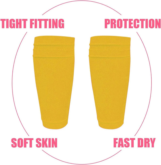 Soccer Shin Guards ? Xs/S/M/L Sizes for Kids & Adults | Ideal for All Surfaces, Kids & Adults | Match-Ready | Includes Pump & Needle | Durable & Long-Lasting Performance