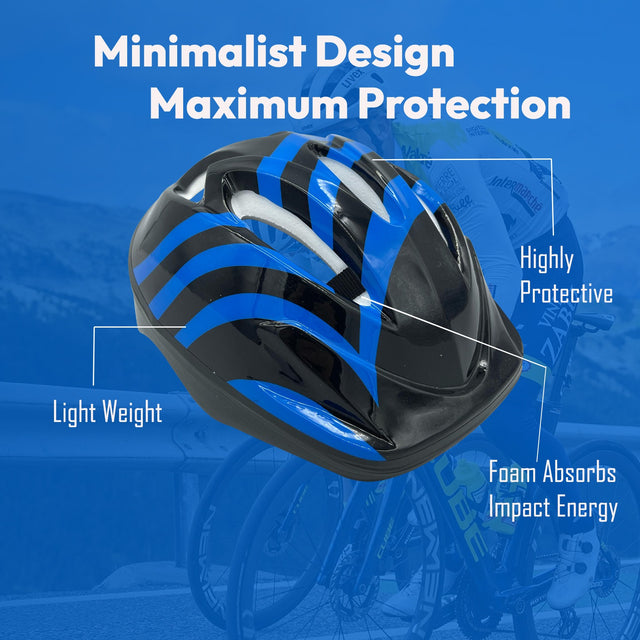 Sports Bike Helmet for Men, Women, Kids, Adjustable Safety Cycling Head Protection | Ideal for All Surfaces, Kids & Adults | Match-Ready | Includes Pump & Needle | Durable & Long-Lasting Performance