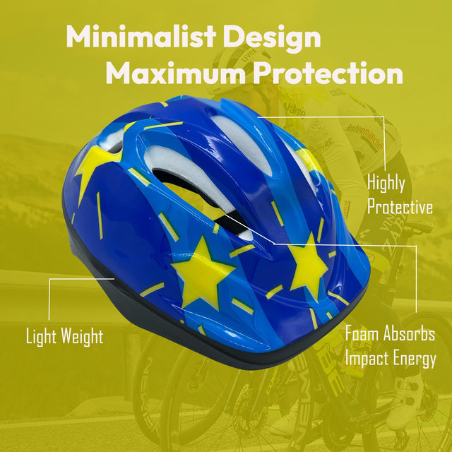 Sports Bike Helmet for Men, Women, Kids, Adjustable Safety Cycling Head Protection | Ideal for All Surfaces, Kids & Adults | Match-Ready | Includes Pump & Needle | Durable & Long-Lasting Performance