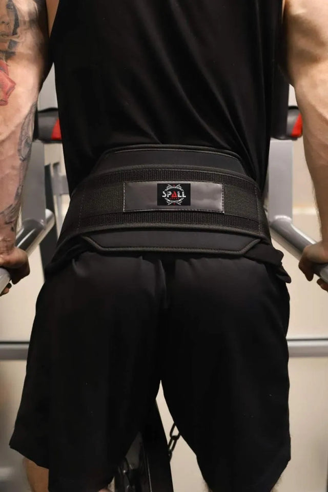 Weightlifting Dip Belt with Steel Chain Perfect for Men and Women for Adjustable Pull Up Fitness Pullups Crossfit Powerlifting Strength Training (Height 96cm Width 16cm, Black | Ideal for All Surfaces, Kids & Adults