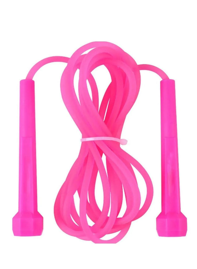 Jump Rope Cute Colorful Design 9ft Adjustable Length Quality PVC Suitable For Children And Adults Fitness (2289) | Ideal for All Surfaces, Kids & Adults | Match-Ready | Includes Pump & Needle