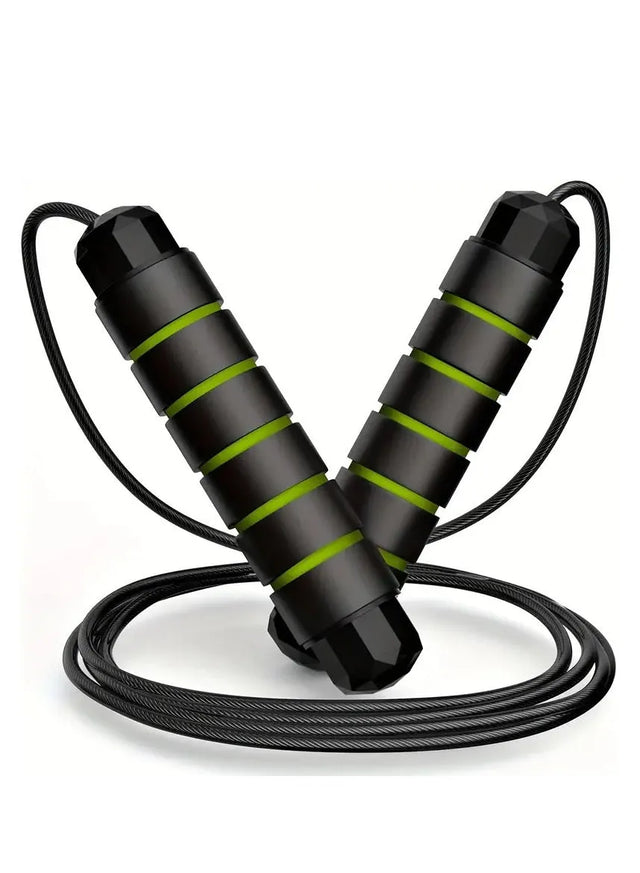 Jump Rope Tangle Free Rapid Speed Jumping Rope Cable For Woman, Men, And Kids Adjustable Steel Jump Rope Workout With Foam Handles For Fitness Home Exercise And Slim Body (231046) | Ideal for All