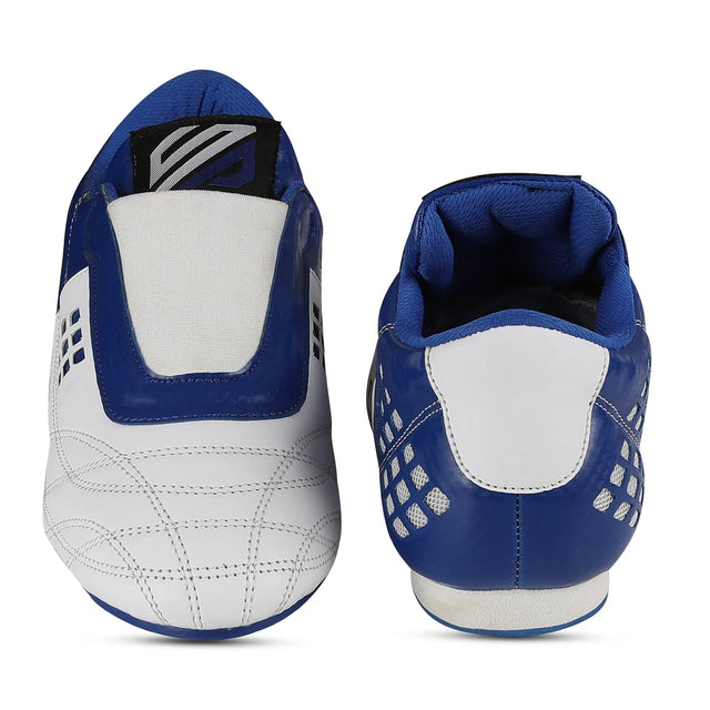 Taekwondo Shoes Red/White Blue/White For Professionals And Beginners (SI-1061) | Ideal for All Surfaces, Kids & Adults | Match-Ready | Includes Pump & Needle | Durable & Long-Lasting Performance