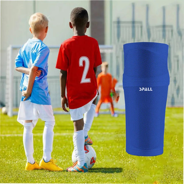 Soccer Shin Guards Sleeves With Optimized Insert Pocket Shin Pad Compression Sleeves Leg Performance Support For Youth And Adult(9085) | Ideal for All Surfaces, Kids & Adults | Match-Ready