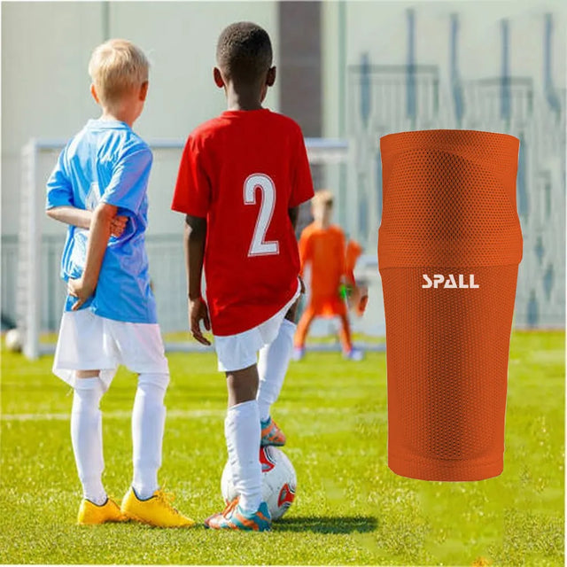 Soccer Shin Guards Sleeves With Optimized Insert Pocket Shin Pad Compression Sleeves Leg Performance Support For Youth And Adult(9085) | Ideal for All Surfaces, Kids & Adults | Match-Ready