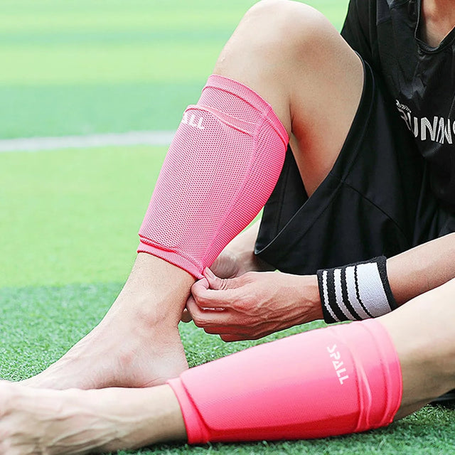 Soccer Shin Guards Sleeves With Optimized Insert Pocket Shin Pad Compression Sleeves Leg Performance Support For Youth And Adult(9085) | Ideal for All Surfaces, Kids & Adults | Match-Ready