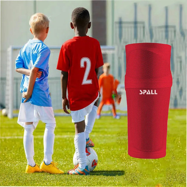 Soccer Shin Guards Sleeves With Optimized Insert Pocket Shin Pad Compression Sleeves Leg Performance Support For Youth And Adult(9085) | Ideal for All Surfaces, Kids & Adults | Match-Ready