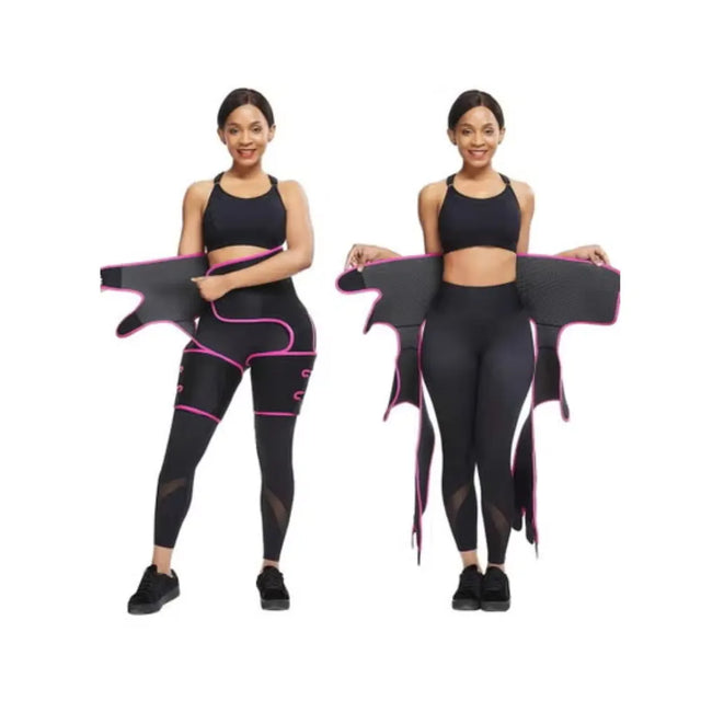 Waist Trainer For Women Tummy Belt Wrap Adjustable Waist Trimmer Belt For Women & Men Comfortable Sweat Belt Waist Trainer Belt For Tummy Control Elastic Belly Belt | Ideal for All Surfaces, Kids & Adults