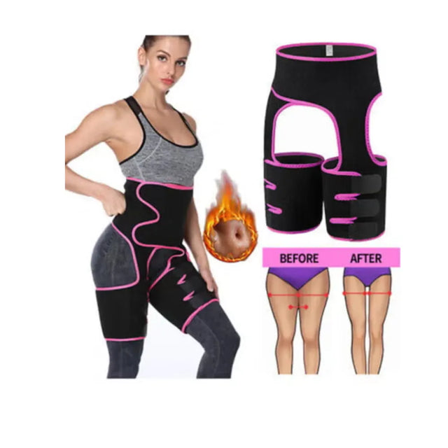 Waist Trainer For Women Tummy Belt Wrap Adjustable Waist Trimmer Belt For Women & Men Comfortable Sweat Belt Waist Trainer Belt For Tummy Control Elastic Belly Belt | Ideal for All Surfaces, Kids & Adults