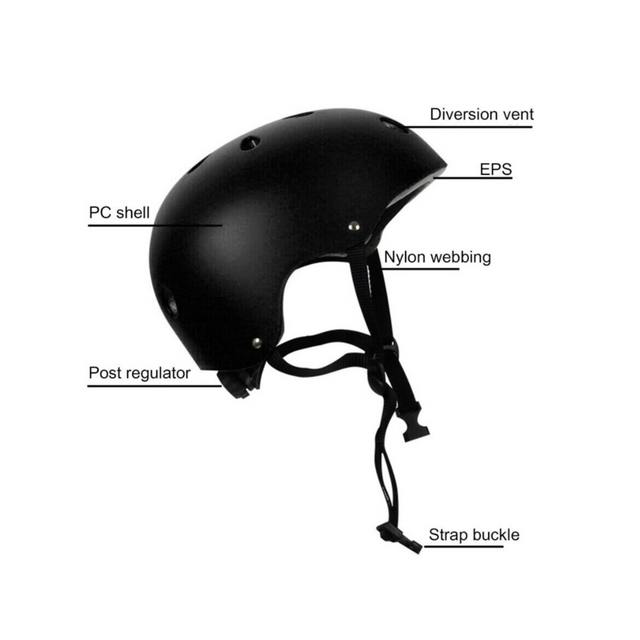 Safety Helmet Solid Sports Street Dancing Bike Helmet For Hiking Sports Climbing Cycling Outdoor For Adults And Children | Ideal for All Surfaces, Kids & Adults | Match-Ready | Includes Pump & Needle