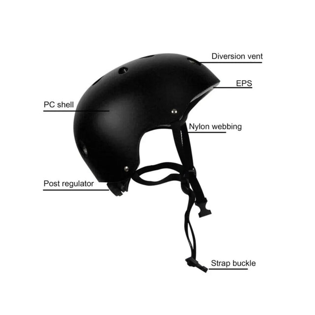 Safety Helmet Solid Sports Street Dancing Bike Helmet For Hiking Sports Climbing Cycling Outdoor For Adults And Children | Ideal for All Surfaces, Kids & Adults | Match-Ready | Includes Pump & Needle