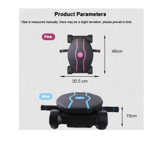 High Quality AB Wheel abdominal Roller Wheels Gym Fitness Home Exercise Strength Training Tonic Wheel | Ideal for All Surfaces, Kids & Adults | Match-Ready | Includes Pump & Needle | Durable & Long-Lasting Performance