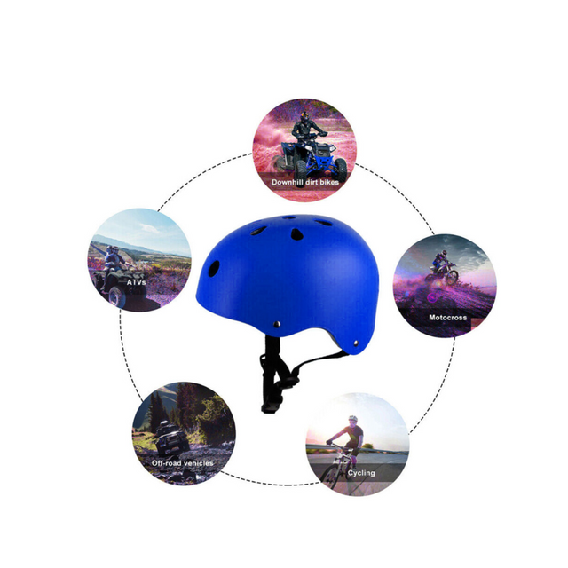 Safety Helmet Solid Sports Street Dancing Bike Helmet For Hiking Sports Climbing Cycling Outdoor For Adults And Children | Ideal for All Surfaces, Kids & Adults | Match-Ready | Includes Pump & Needle
