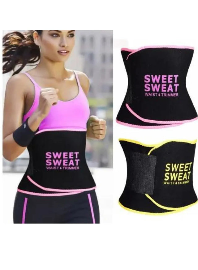 Sweat Waist Trimmer For Women And Men Sweat Band Waist Trainer For High Intensity Training And Workout | Ideal for All Surfaces, Kids & Adults | Match-Ready | Includes Pump & Needle | Durable & Long-Lasting