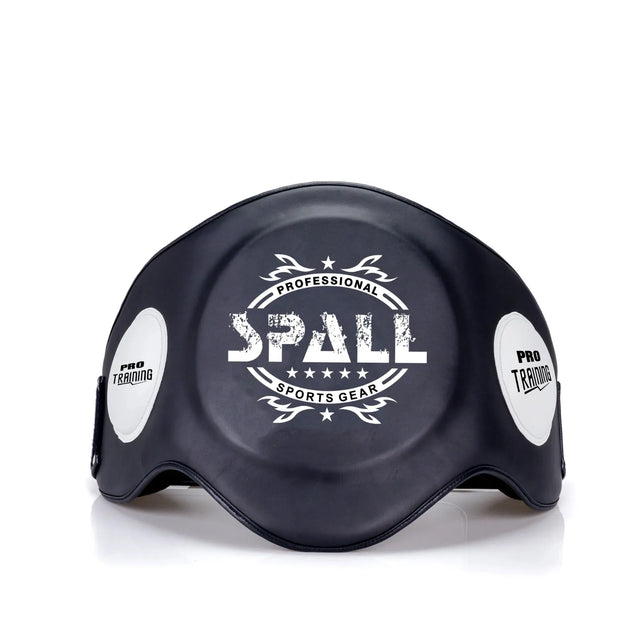 Black Training Belly Pad ? Heavy-Duty Muay Thai, Boxing, MMA Body Protector for Kickboxing & Martial Arts | Ideal for All Surfaces, Kids & Adults | Match-Ready | Includes Pump & Needle