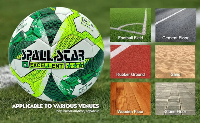 Football Soccer Ball For Matches World Cup Best Indoor/Outdoor Water Proof Ball For Professional Training And Match Men And Women Youth And Adult | Ideal for All Surfaces, Kids & Adults