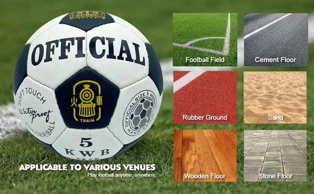 Football Soccer Ball For Matches World Cup Best Indoor/Outdoor Water Proof Ball For Professional Training And Match Men And Women Youth And Adult | Ideal for All Surfaces, Kids & Adults