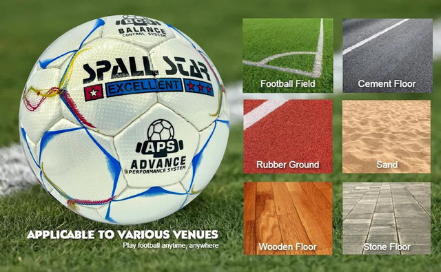 Football Soccer Ball For Matches World Cup Best Indoor/Outdoor Water Proof Ball For Professional Training And Match Men And Women Youth And Adult | Ideal for All Surfaces, Kids & Adults
