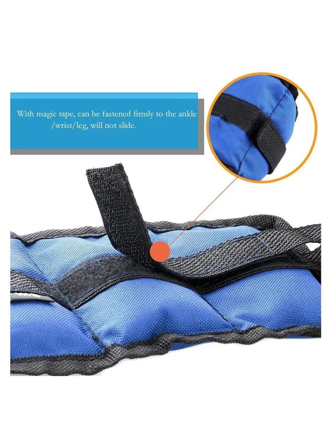Spall Ankle And Wrist Weights Fully Adjustable Straps For Men Women Kids Weighted Ankle Fitness Workout Walking Running Jogging Exercise Gym 3kg 4kg(SI-2802) | Ideal for All Surfaces, Kids & Adults