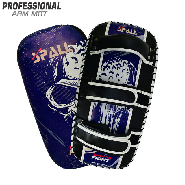 Arm Mitt Kicking Thai Pad Blue Red Black for Boxing Taekwondo Muay Thai MMA Kickboxing Fitness Martial Arts Sports Indoor and Outdoor Training for Men and Women By SPALL(SI-1570) | Ideal for All Surface