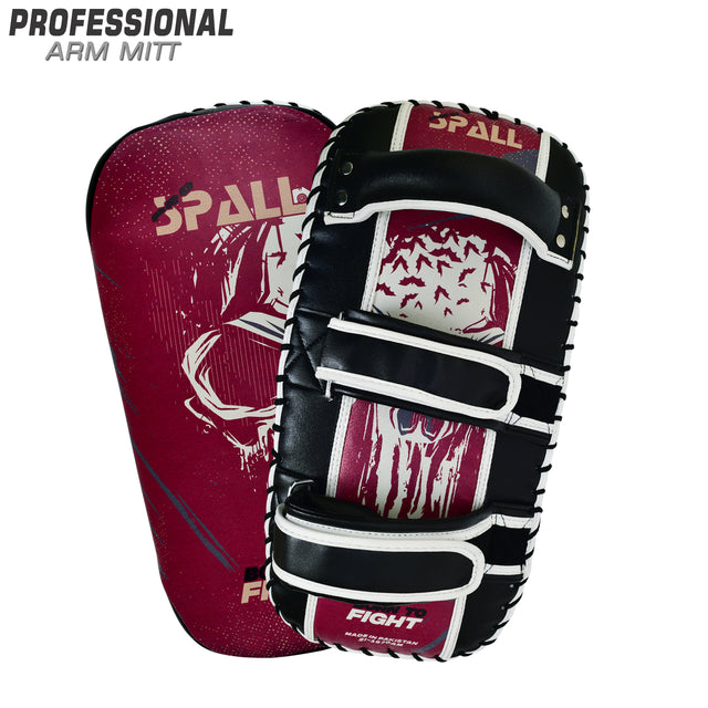 Arm Mitt Kicking Thai Pad Blue Red Black for Boxing Taekwondo Muay Thai MMA Kickboxing Fitness Martial Arts Sports Indoor and Outdoor Training for Men and Women By SPALL(SI-1570) | Ideal for All Surface