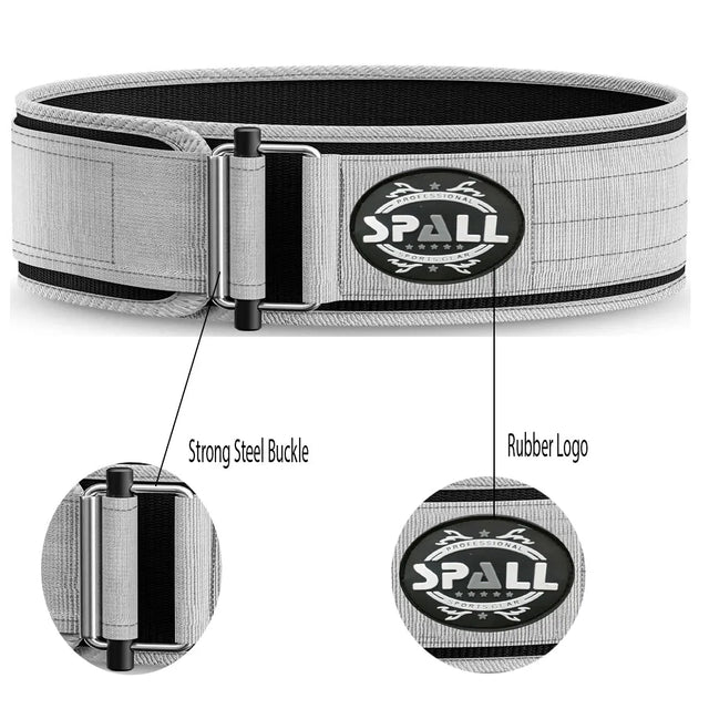 Weight Lifting Belt For Gym Fitness Workouts Weight Lifting Power Lifting Squats Exercise Cross Training Back Support And Injury Prevention For Men And Women | Ideal for All Surfaces, Kids & Adults