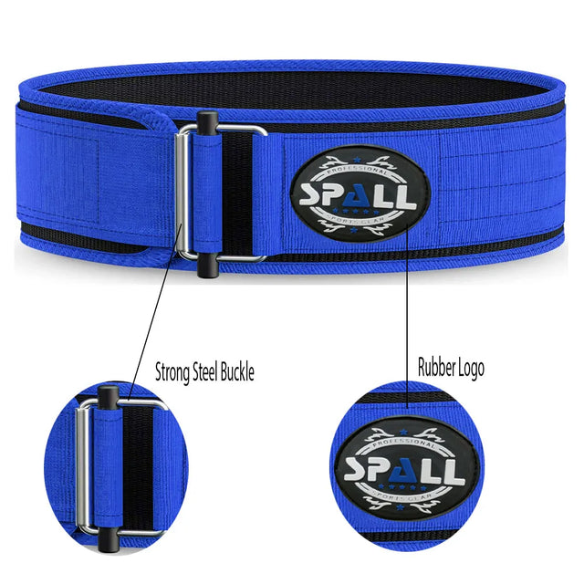 Weight Lifting Belt For Gym Fitness Workouts Weight Lifting Power Lifting Squats Exercise Cross Training Back Support And Injury Prevention For Men And Women | Ideal for All Surfaces, Kids & Adults