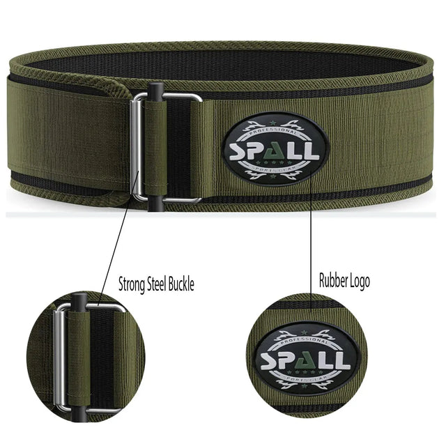Weight Lifting Belt For Gym Fitness Workouts Weight Lifting Power Lifting Squats Exercise Cross Training Back Support And Injury Prevention For Men And Women | Ideal for All Surfaces, Kids & Adults