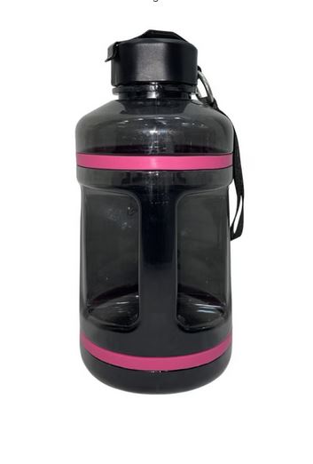Spall Water Bottle Half Gallon Leak Proof Water Jug With Handle For Students Fitness Gym And Outdoor Sports For Men Women And Kids | Ideal for All Surfaces, Kids & Adults | Match-Ready | Includes Pump & Needle