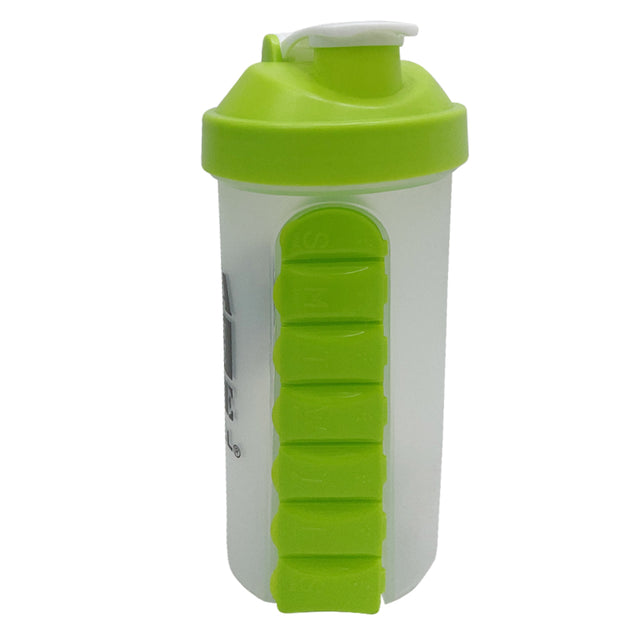 Spall Water Bottle Leak Proof Drink Bottle With Protein Shaker For Fitness Cycling Gym Champing Workout Outdoor Sports | Ideal for All Surfaces, Kids & Adults | Match-Ready | Includes Pump & Needle
