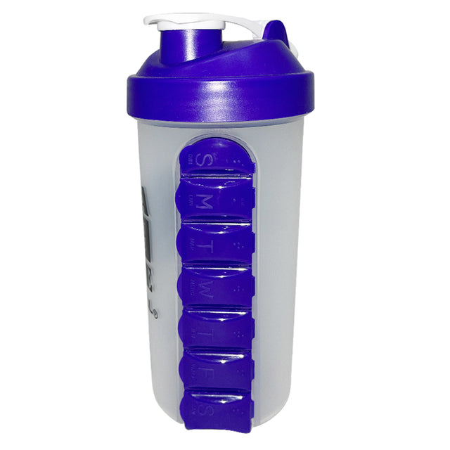 Spall Water Bottle Leak Proof Drink Bottle With Protein Shaker For Fitness Cycling Gym Champing Workout Outdoor Sports | Ideal for All Surfaces, Kids & Adults | Match-Ready | Includes Pump & Needle