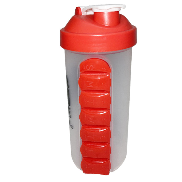Spall Water Bottle Leak Proof Drink Bottle With Protein Shaker For Fitness Cycling Gym Champing Workout Outdoor Sports | Ideal for All Surfaces, Kids & Adults | Match-Ready | Includes Pump & Needle