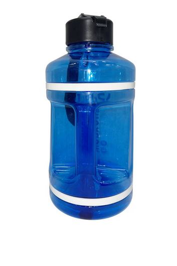 Spall Water Bottle Half Gallon Leak Proof Water Jug With Handle For Students Fitness Gym And Outdoor Sports For Men Women And Kids | Ideal for All Surfaces, Kids & Adults | Match-Ready | Includes Pump & Needle