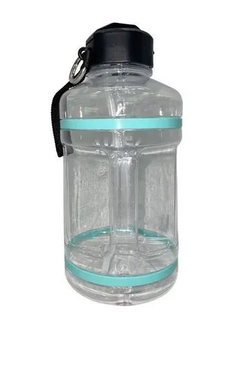 Spall Water Bottle Half Gallon Leak Proof Water Jug With Handle For Students Fitness Gym And Outdoor Sports For Men Women And Kids | Ideal for All Surfaces, Kids & Adults | Match-Ready | Includes Pump & Needle