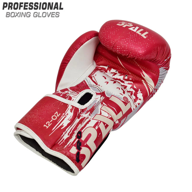 Boxing Gloves 6oz to 14oz Red Blue Black For Sparring Boxing Kickboxing Punch Bag Fitness Muay Thai Fighting Heavy Duty Training for Men and Women By SPALL(SI-1422) | Ideal for All Surfaces, Kids & Adults