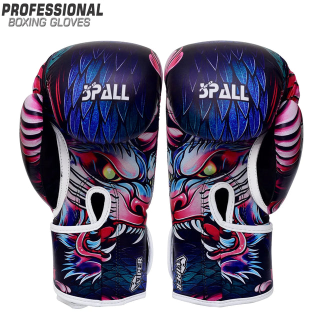 Boxing Gloves Multi For Hand Protection Fighting Muay Thai MMA Martial Arts Fitness Workout Kick Boxing Sparring Training For Men And Women(SI-1417) | Ideal for All Surfaces, Kids & Adults | Match-Ready
