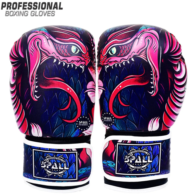 Boxing Gloves Multi For Hand Protection Fighting Muay Thai MMA Martial Arts Fitness Workout Kick Boxing Sparring Training For Men And Women(SI-1417) | Ideal for All Surfaces, Kids & Adults | Match-Ready
