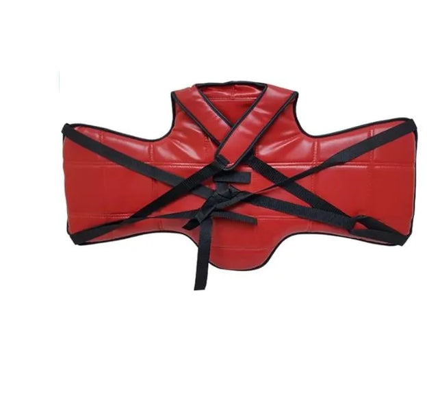 Boxing Chest Guard S M L XL Red Blue For MMA Body Protector Martial Arts Taekwondo Training(SI-1080) | Ideal for All Surfaces, Kids & Adults | Match-Ready | Includes Pump & Needle | Durable & Long-Lasting Performance