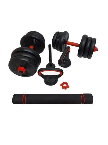 Spall Dumbbells Set 20 kg(80016) | Ideal for All Surfaces, Kids & Adults | Match-Ready | Includes Pump & Needle | Durable & Long-Lasting Performance
