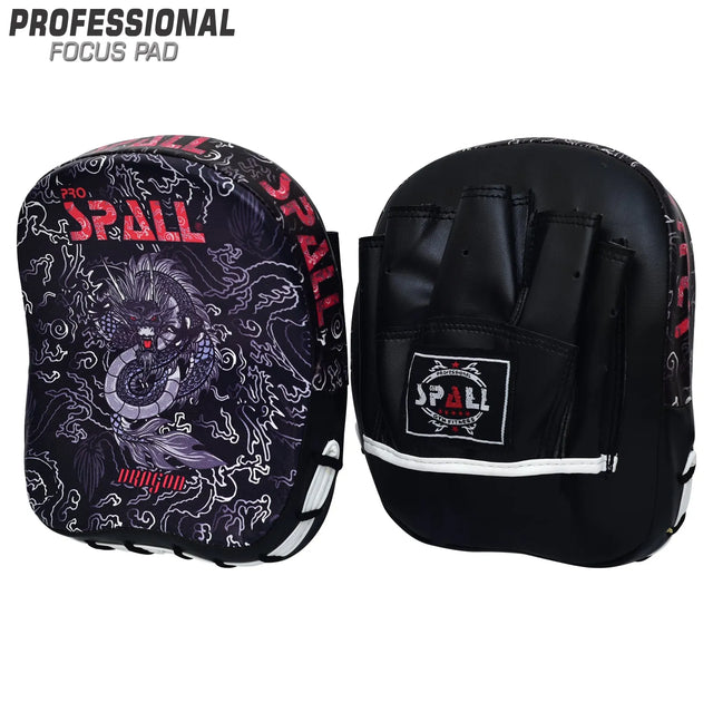 Focus Pad Blue Red Black for MMA Kickboxing Martial Arts Muay Thai Karate Boxing Punch Mitts Punching Pads Mitts Training Perfect for Men and Women By SPALL(SI-1256) | Ideal for All Surfaces