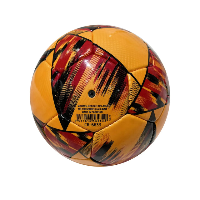 Football Soccer Balls Size 5 Crystal Shine Best For Indoor/Outdoor Matches Water Proof Ball For Professional Training And Match Men And Women(CR-6633) | Ideal for All Surfaces, Kids & Adults | Match-Ready