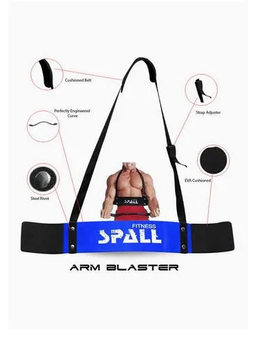 Spall Weight Lifting Arm Blaster Adjustable | Ideal for All Surfaces, Kids & Adults | Match-Ready | Includes Pump & Needle | Durable & Long-Lasting Performance