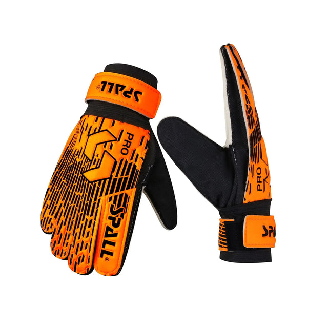 Goal Keeper Gloves Strong Grip With Finger Spine Double Wrist Protection Prevent Injuries For The Toughest Saves Goalie Training Gloves(GK-100) | Ideal for All Surfaces, Kids & Adults | Match-Ready